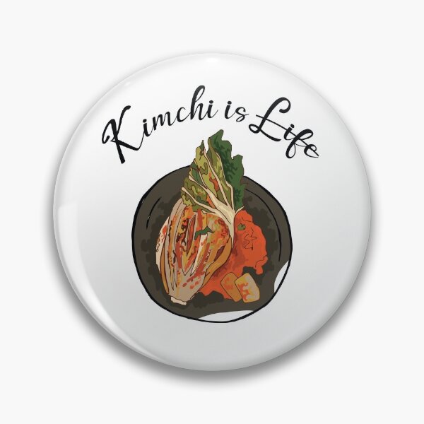 Item preview, Kimchi is Life - Korean Food Korea Salted and Fermented Vegetables designed and sold by Capybara Clothing.