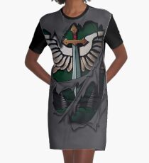 Dark Angels Armor Graphic T-Shirt Dress