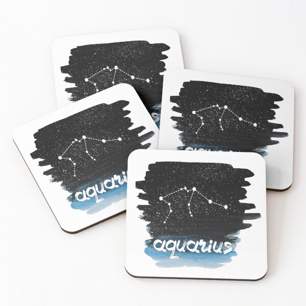 Item preview, Aquarius zodiac sign constellation designed and sold by CMButike.