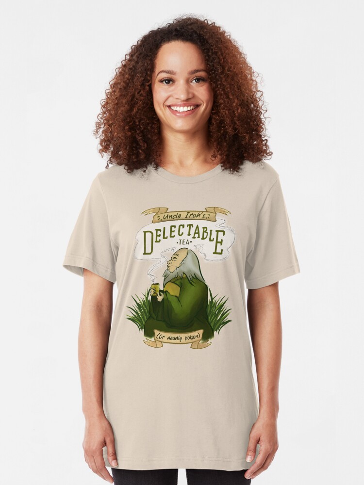 Alternate view of Iroh's Delectable Tea Slim Fit T-Shirt