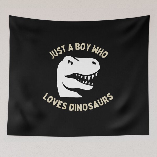 Item preview, Just a Boy Who Loves Dinosaurs T-Rex Pet Cute Funny Happy Sarcastic Spiritual Animal Birthday Gift designed and sold by EpsilonEridani.