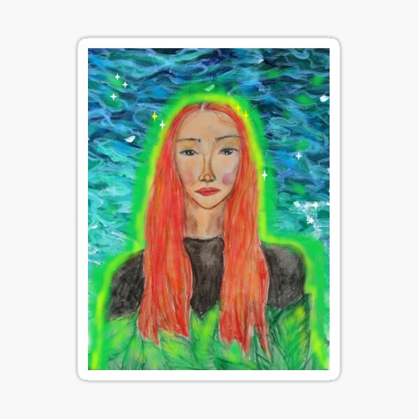 MODERN DAY VENUS PAINTING Sticker