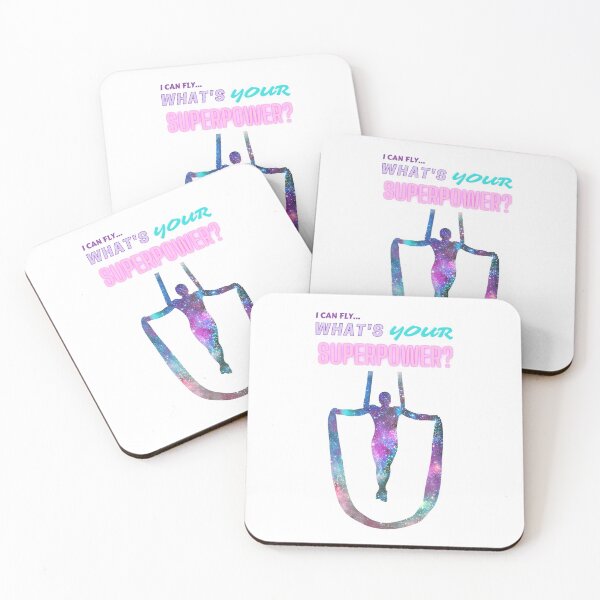 Item preview, I Can Fly...What's Your Superpower? Aerial Silks, Hammock, Sling, Aerialists, and Circus! designed and sold by FlyingFoxDesign.
