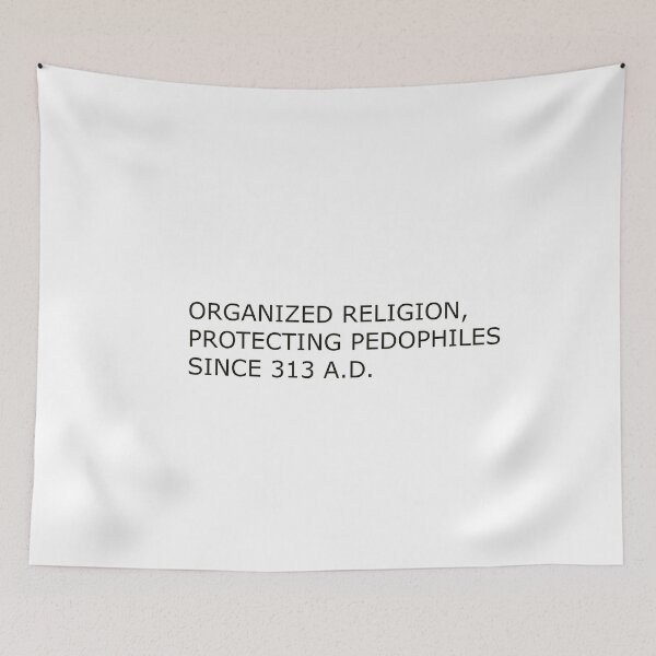 Item preview, ORGANISED RELGION  designed and sold by Hardcore-Heroes.