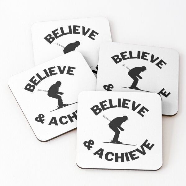 Item preview, Skiing: Believe & Achieve designed and sold by TheGreenGoat.