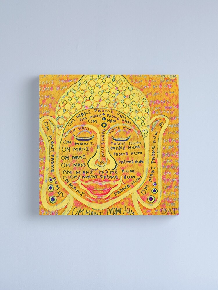 Alternate view of Buddha of Compassionate Creativity Canvas Print