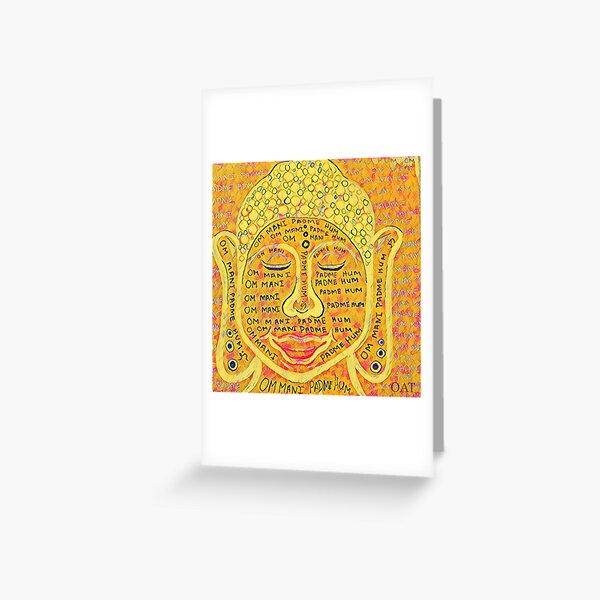 Buddha of Compassionate Creativity Greeting Card