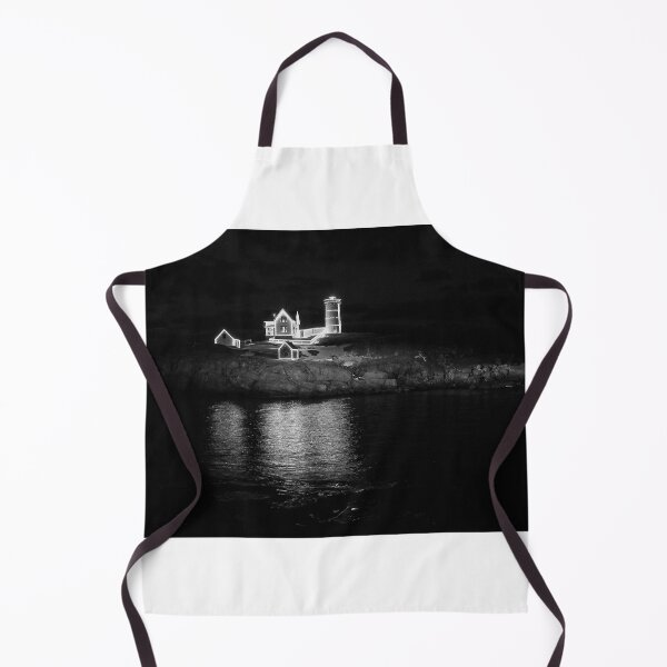 Item preview, Christmas at the Nubble BW designed and sold by StevenRalserPhoto.