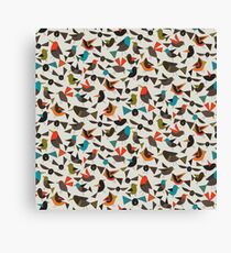 just birds china white Canvas Print