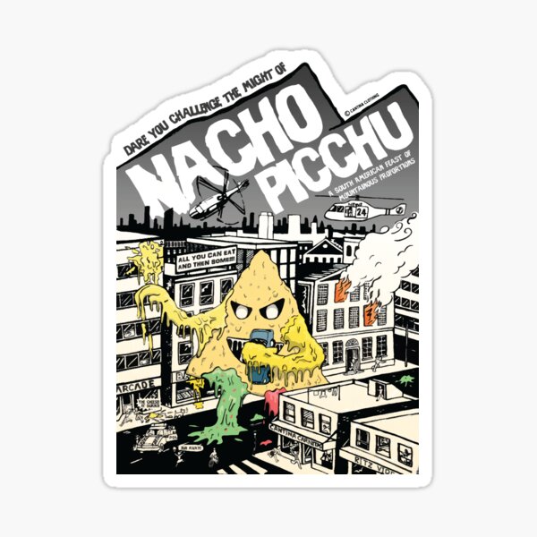 Nacho Picchu Sticker