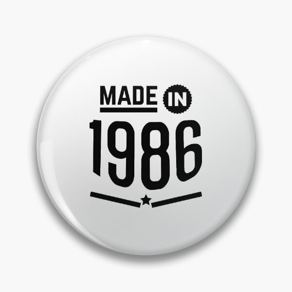 Item preview, Made in 1986 birthday gift design designed and sold by rodmendonca.
