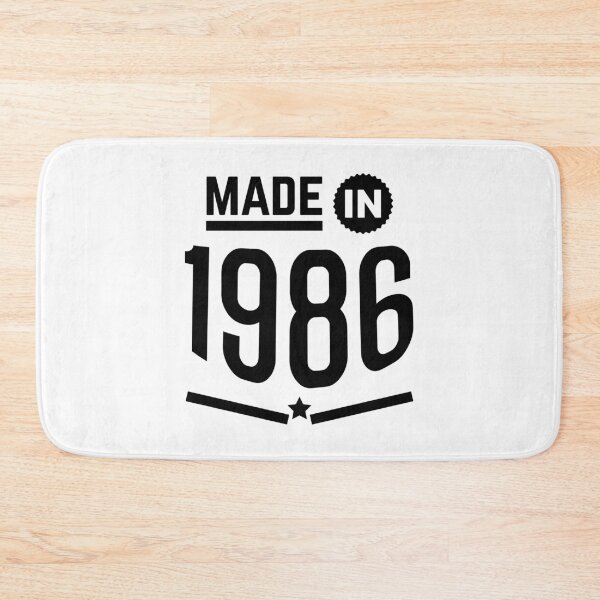 Item preview, Made in 1986 birthday gift design designed and sold by rodmendonca.