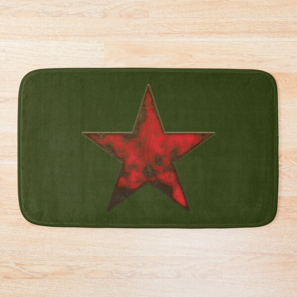 Item preview, Grunge Metal Effect Red Star designed and sold by iscaStudioArt.