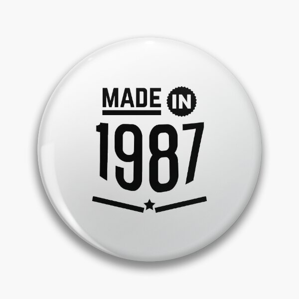 Item preview, Made in 1987 birthday gift design designed and sold by rodmendonca.
