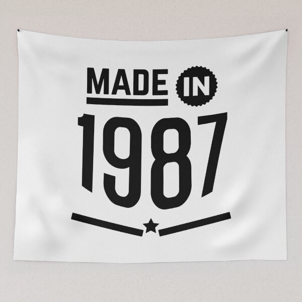 Item preview, Made in 1987 birthday gift design designed and sold by rodmendonca.