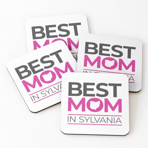 Item preview, Best Mom In Sylvania Ohio (pink/gray) designed and sold by OddPop.
