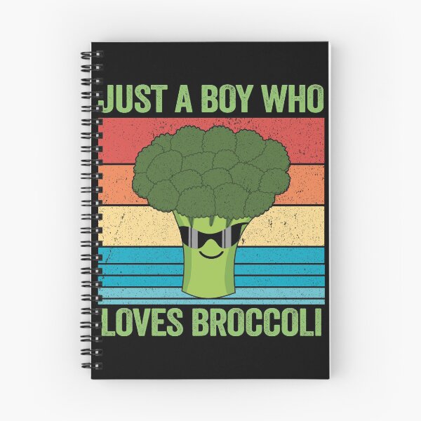 Item preview, Just a Boy Who Loves Broccoli Funny Vintage Broccoli Gift designed and sold by SaliDesigner.