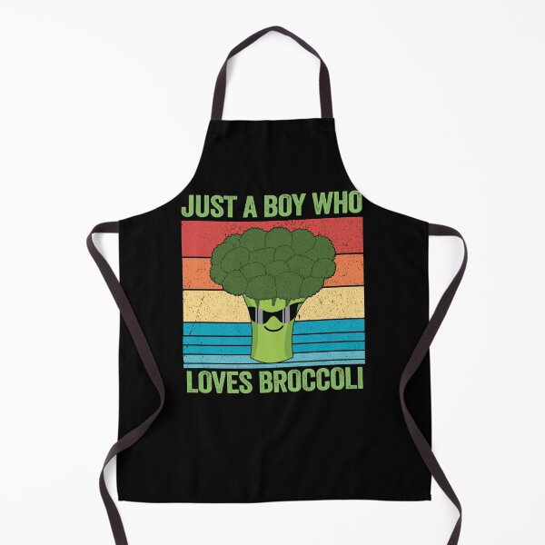 Item preview, Just a Boy Who Loves Broccoli Funny Vintage Broccoli Gift designed and sold by SaliDesigner.