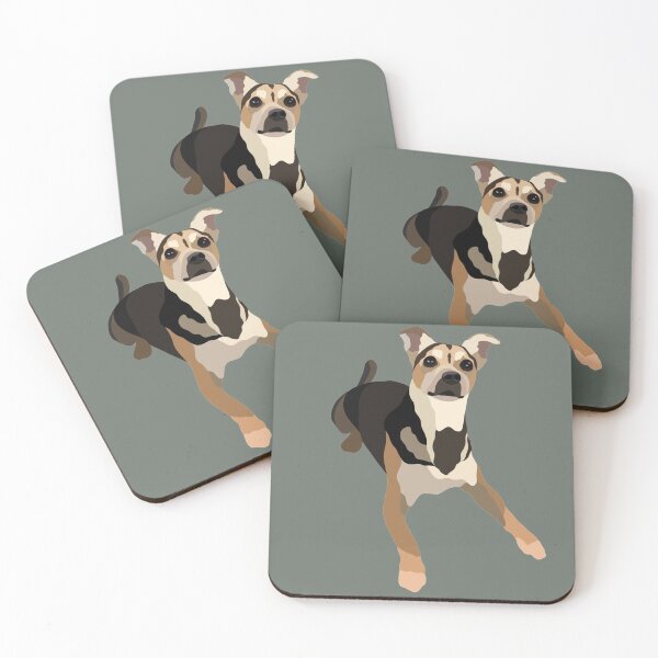 Item preview, Tricolor Dog Portrait Digital Illustration designed and sold by sherylwylie.