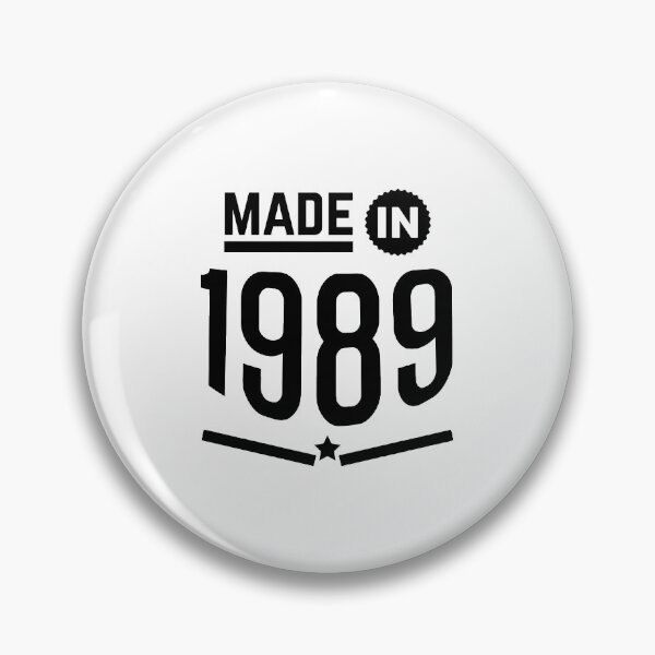 Item preview, Made in 1989 birthday gift design designed and sold by rodmendonca.