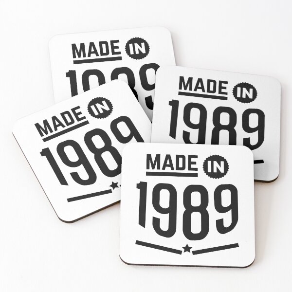 Item preview, Made in 1989 birthday gift design designed and sold by rodmendonca.