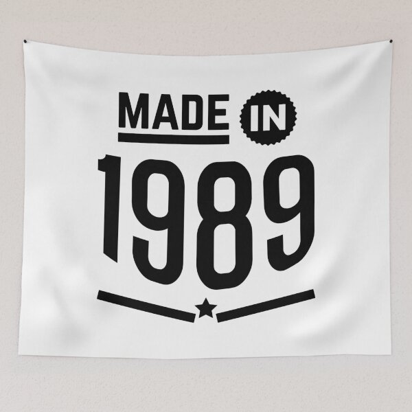 Item preview, Made in 1989 birthday gift design designed and sold by rodmendonca.