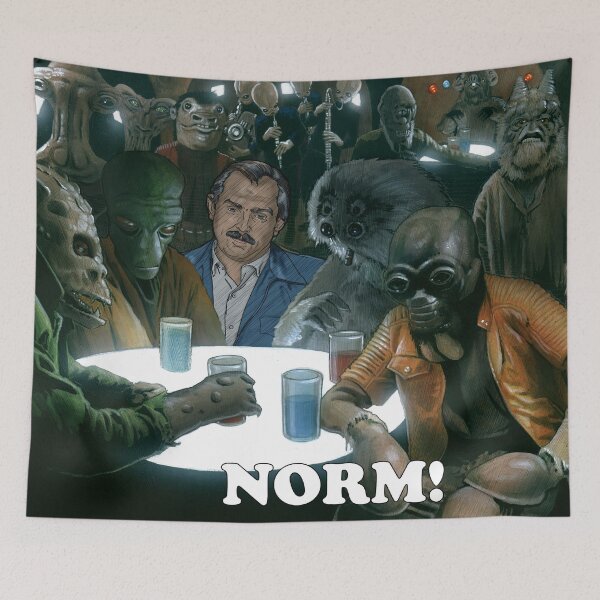 Item preview, Cliff Clavin Cantina designed and sold by WNKYNCheersPod.