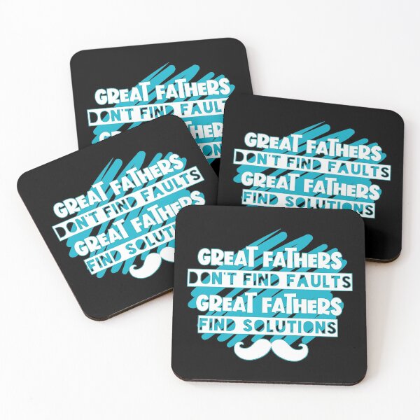 Item preview, Great Fathers Don't Find faults Great Fathers Find Solution designed and sold by Nzgiftsandmore.