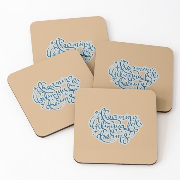 Item preview, Dreaming Bilingual Dreams | Hand Lettering designed and sold by Sarahelena Barrios.