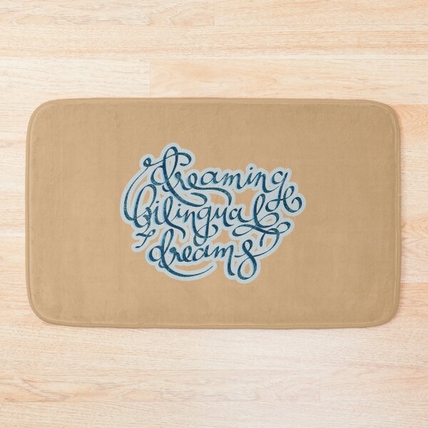 Item preview, Dreaming Bilingual Dreams | Hand Lettering designed and sold by Sarahelena Barrios.