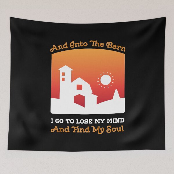 Item preview, And into the Barn i go to lose my Mind Funny Farmer Saying  designed and sold by Rzelemenz.