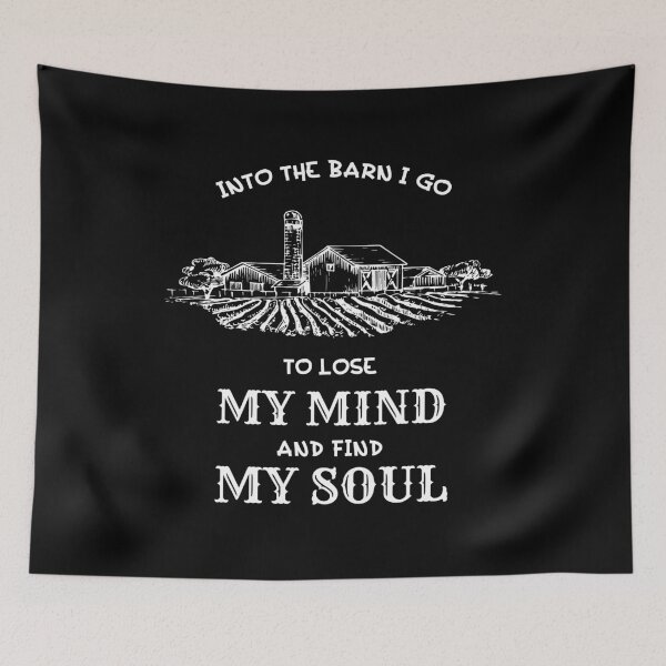 Item preview, And into the Barn i go to lose my Mind Funny Farmer Saying  designed and sold by Rzelemenz.