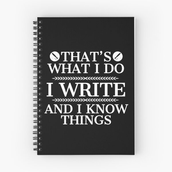 Item preview, I Write And I Know Things Playwright Gift designed and sold by Luna1Shop.