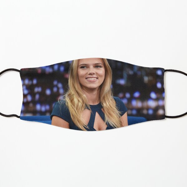 Scarlett Johansson's Face Framing Layers Kids Mask