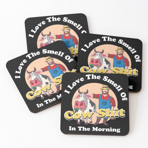 Item preview, I Love the Smell of Cow shit in the morning Cow and Farmer   designed and sold by Rzelemenz.
