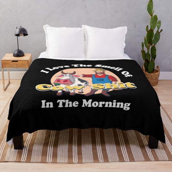 Item preview, I Love the Smell of Cow shit in the morning Cow and Farmer   designed and sold by Rzelemenz.