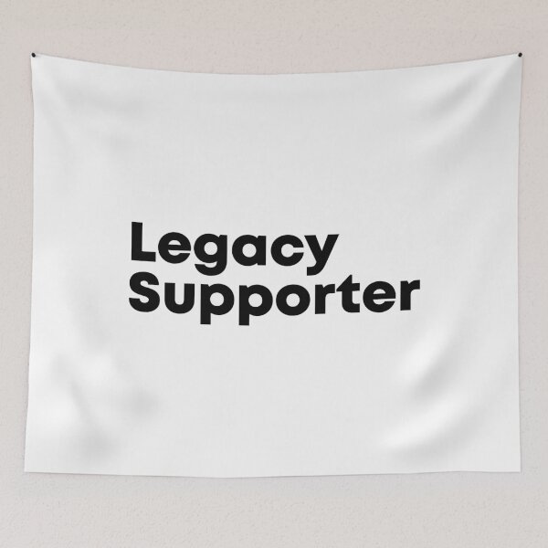 Item preview, Legacy Supporter - Black designed and sold by WASABISQUID.