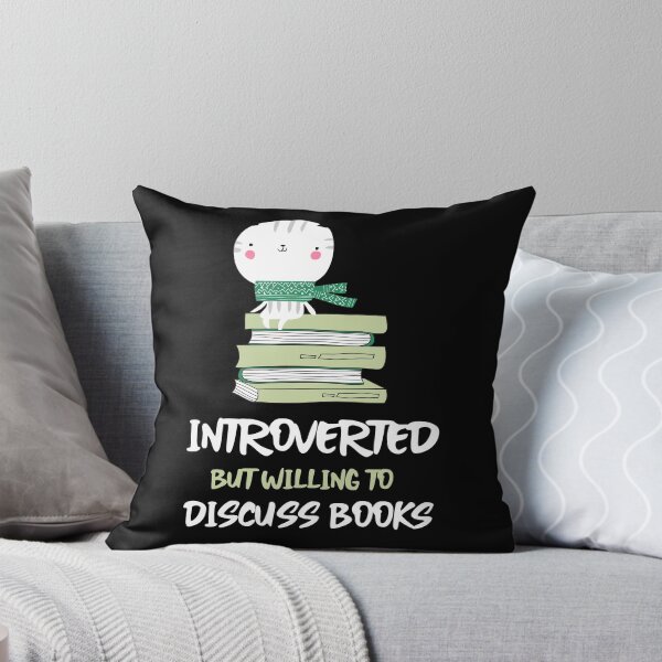 Item preview, Introverted but Willing to Discuss books designed and sold by ShirtsJH.
