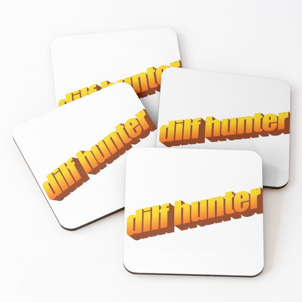 Item preview, DILF HUNTER ORANGE WORD ART designed and sold by smlangann.