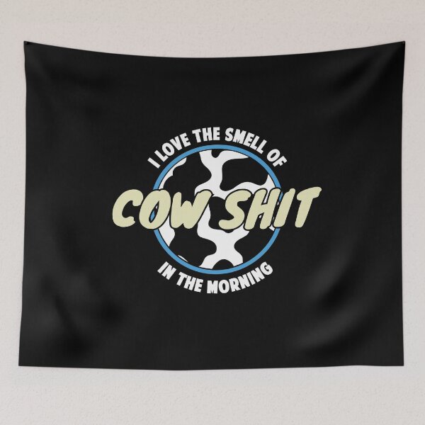 Item preview, I Love the Smell of Cow shit in the morning Cow and Farmer   designed and sold by Rzelemenz.