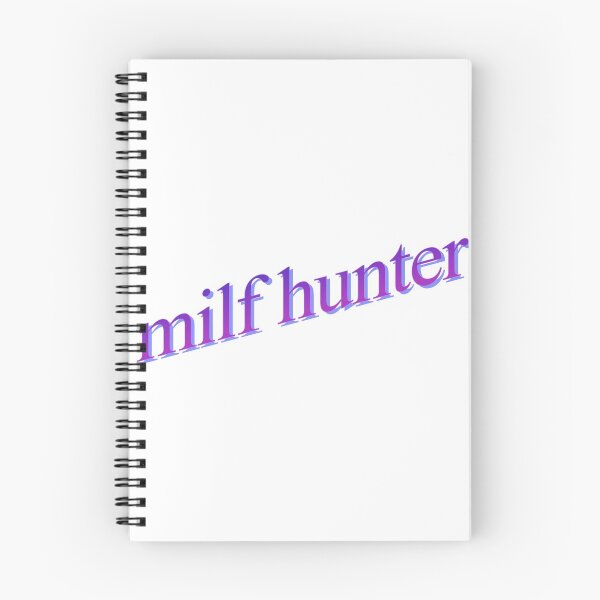 Item preview, MILF HUNTER PURPLE WORD ART designed and sold by smlangann.