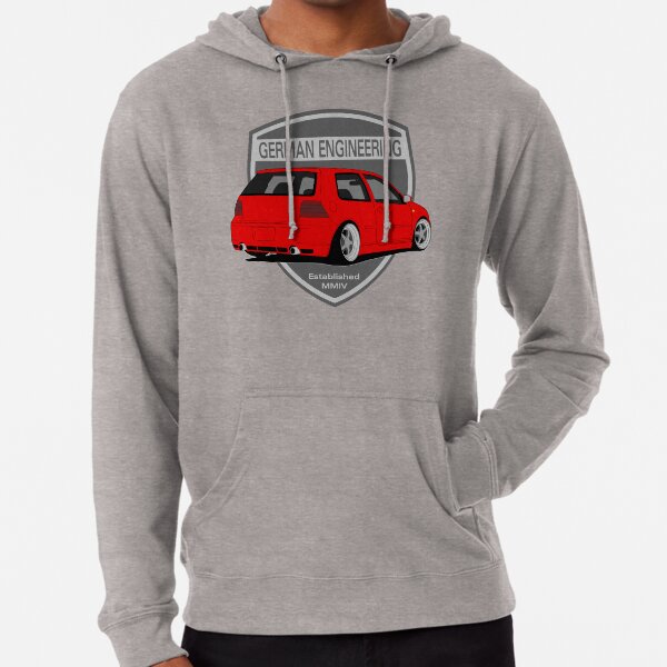 Ingénierie allemande -Rouge Sweat à capuche léger