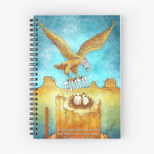 Item preview, As an Eagle stirs up its Nest designed and sold by Pictures With A Message.
