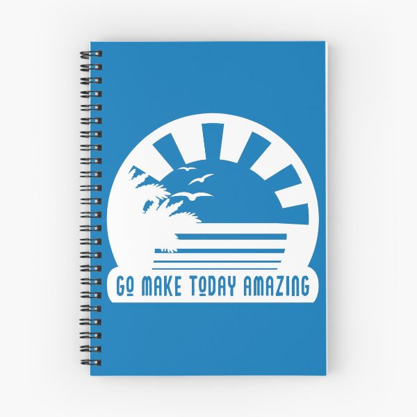 Item preview, Make Today Amazing Retro Sunset - French Blue designed and sold by Schuva.