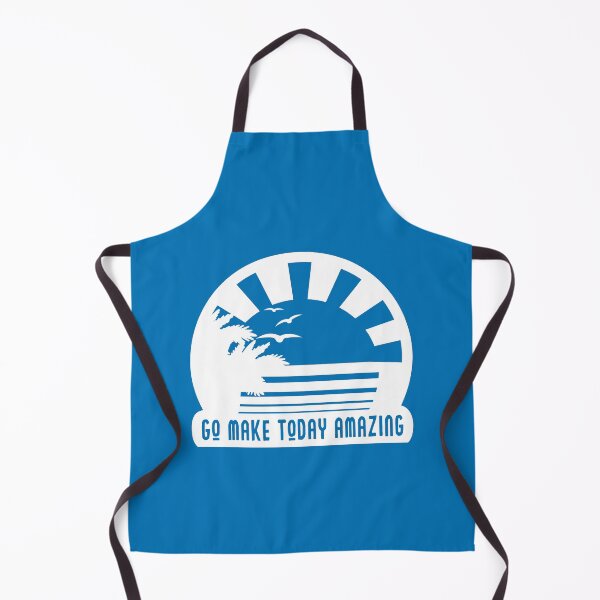 Item preview, Make Today Amazing Retro Sunset - French Blue designed and sold by Schuva.