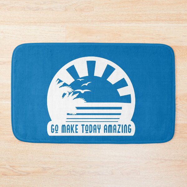Item preview, Make Today Amazing Retro Sunset - French Blue designed and sold by Schuva.