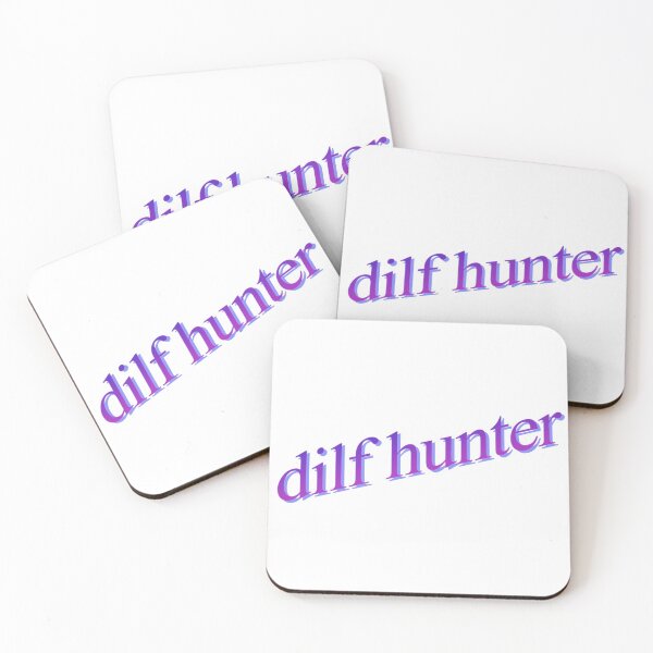 Item preview, DILF HUNTER PURPLE WORD ART designed and sold by smlangann.