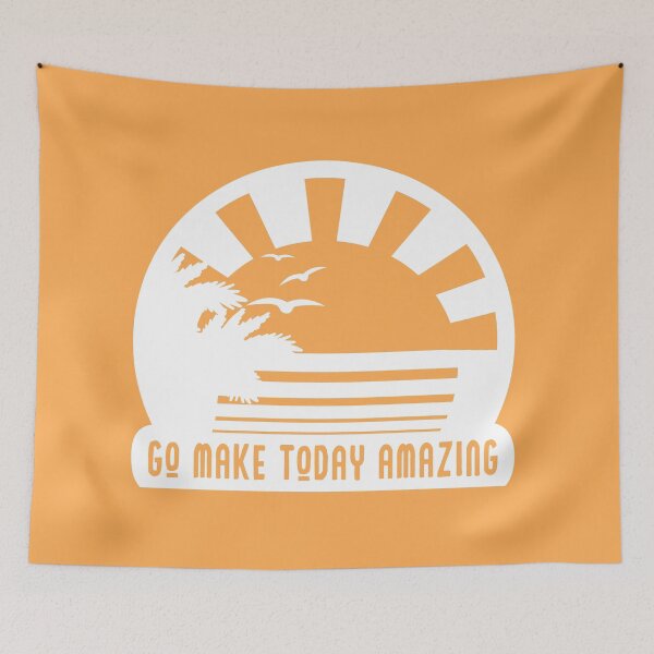 Item preview, Make Today Amazing Retro Sunset designed and sold by Schuva.
