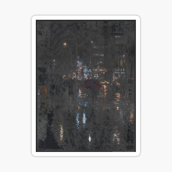 Night Rain Sticker