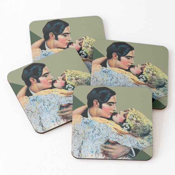 Item preview, Silent Film Star Valentino on Green  designed and sold by GraffitiSoup.